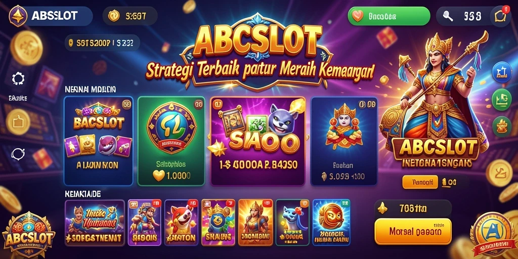 Screenshot gameplay menunjukkan aksi strategis yang mendalam di ABCSLOT.