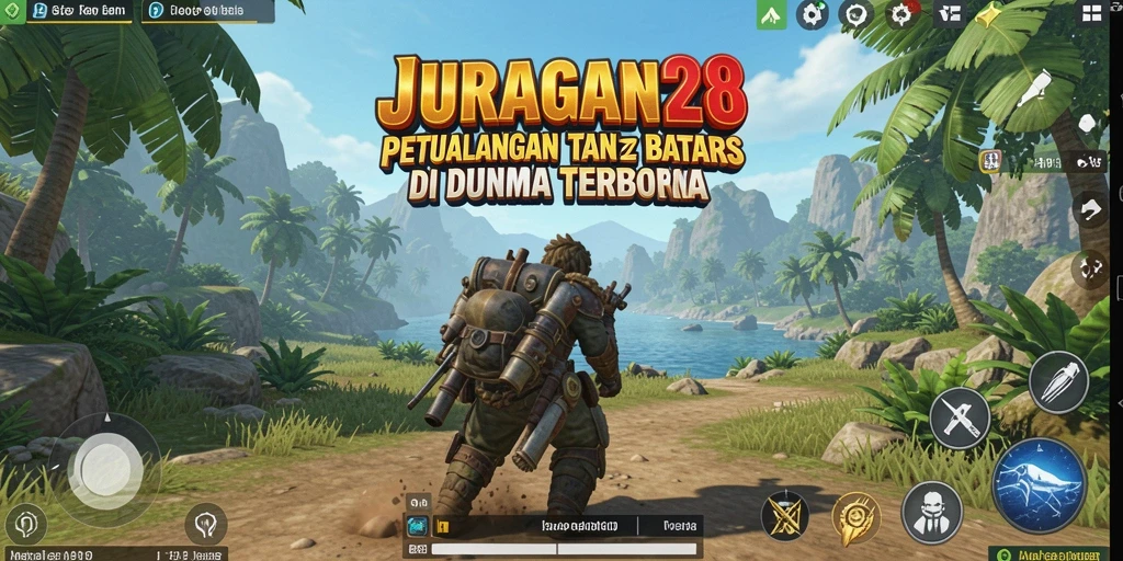 Tampilan gameplay yang seru dalam dunia terbuka JURAGAN28.