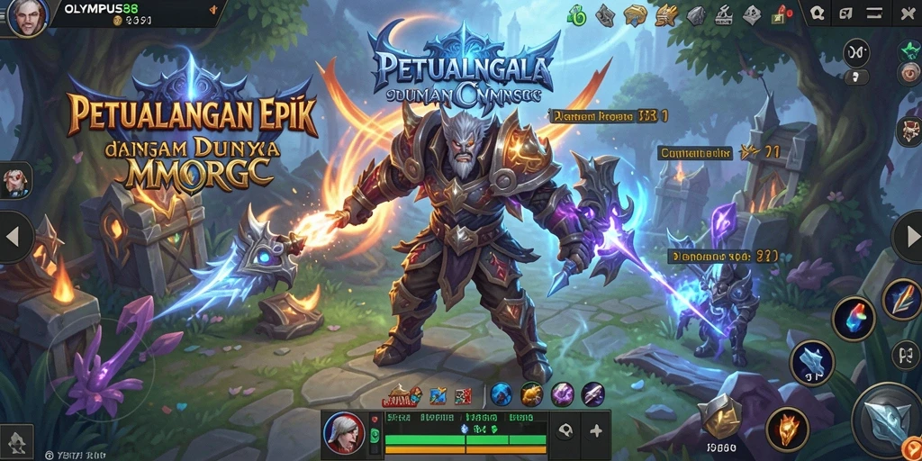 Tampilan gameplay OLYMPUS88 yang menakjubkan dalam dunia MMORPG.