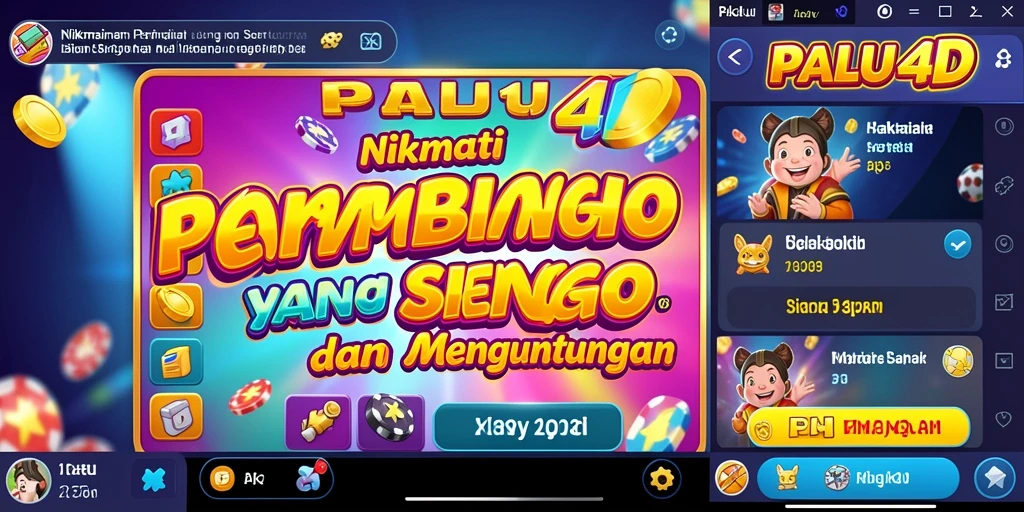 Screenshot utama menunjukkan keseruan gameplay Bingo di PALU4D.