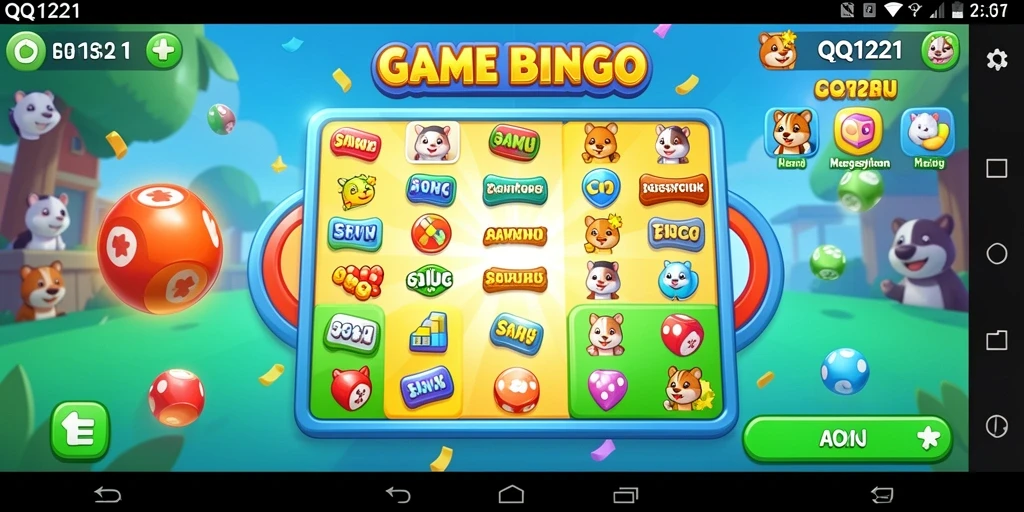 Tampilan gameplay QQ1221 yang seru dengan Bingo.