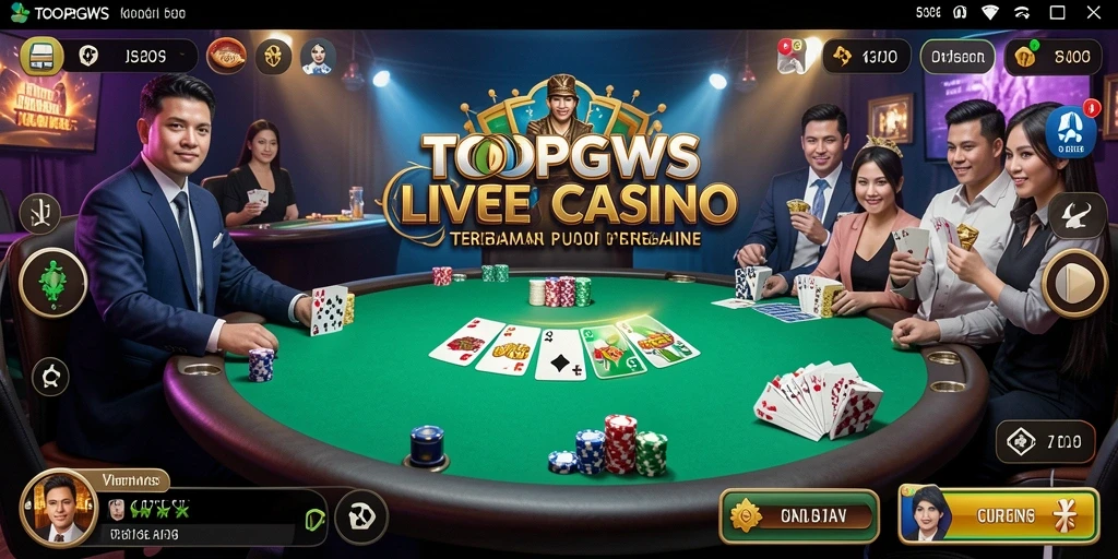 Tampilan utama gameplay TOOPGWS yang mendebarkan dan interaktif.